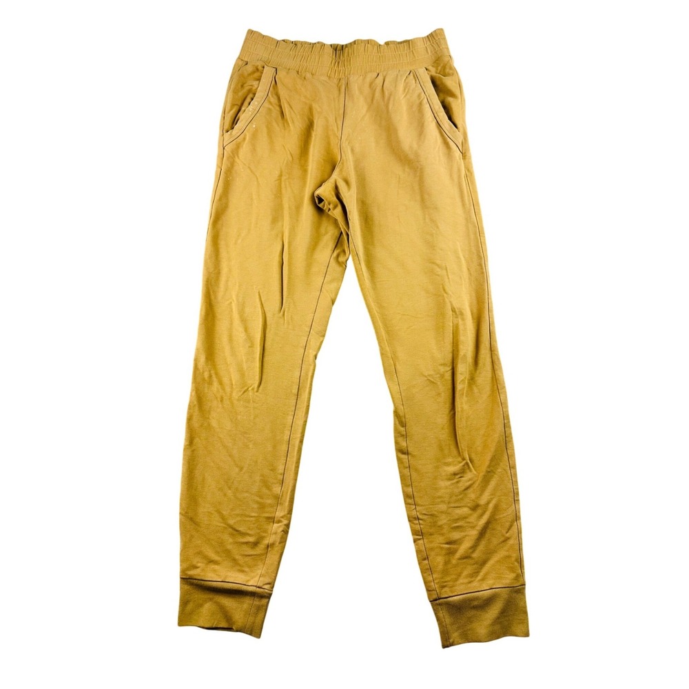Alo Yoga Urban Moto Joggers‎ Women S Yellow Sweatpants Athleisure Streetwear